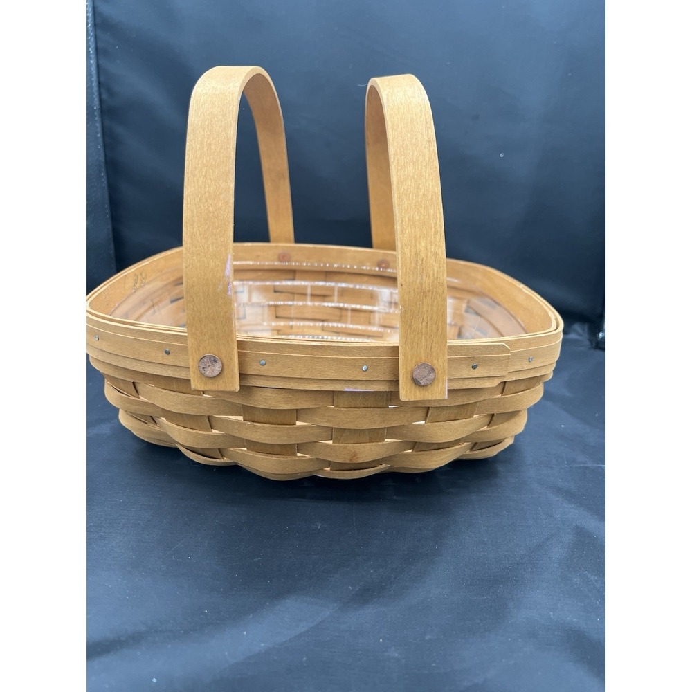 🧺 Longaberger 2014 MD Everyday Essentials Basket – Warm Brown W/Protector ✨